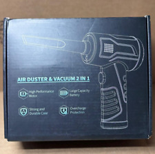 Compressed Air Duster Electric Air Duster and Vacuum 2 in 1, 3-Gear picture