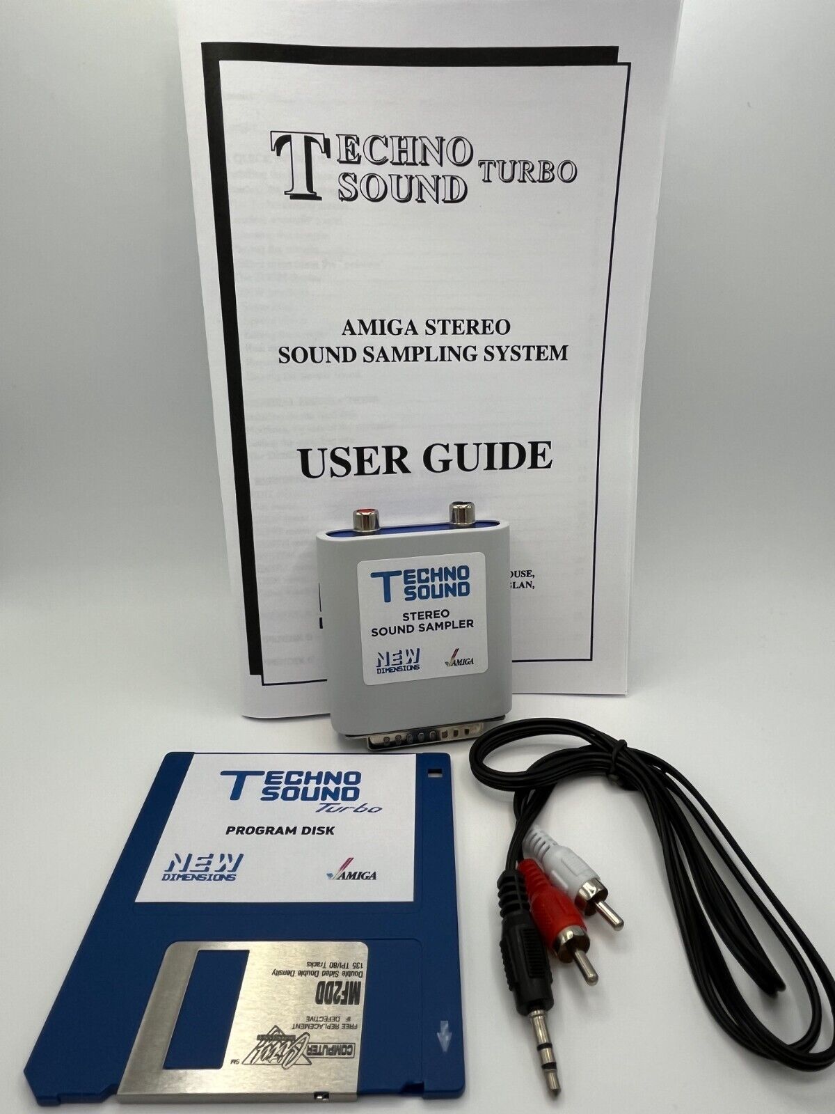Commodore Amiga Stereo Sound Sampler Techno Sound Turbo Rare Limited US Seller