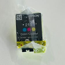 Epson 215 Standard-Capacity Tri-Color Ink Cartridge In Original Vacuum Seal Bag picture