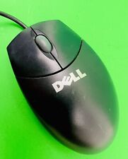 Vintage DELL Logitech PS/2 BALL WHEEL MOUSE Wired Mechanical (MO71KC) Tested-EUC picture