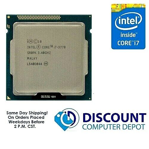 Intel Core i7-3770 3.40GHz Quad-Core CPU Computer Processor LGA1155 Socket SR0PK