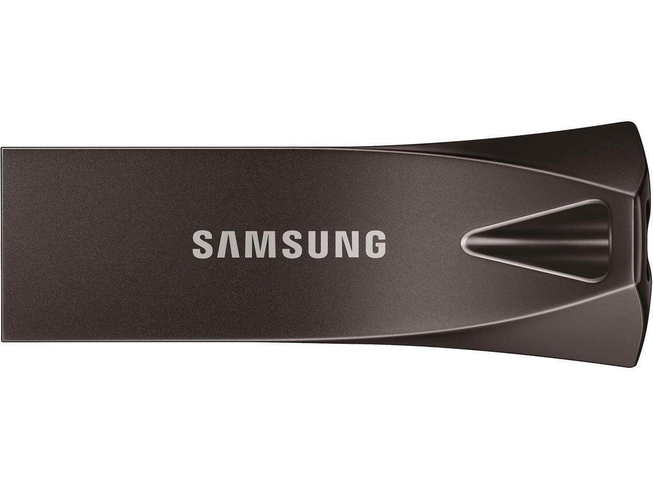 SAMSUNG BAR Plus USB 3.1 Flash Thumb Jump Drive USB Stick in Gunmetal Titan Gray
