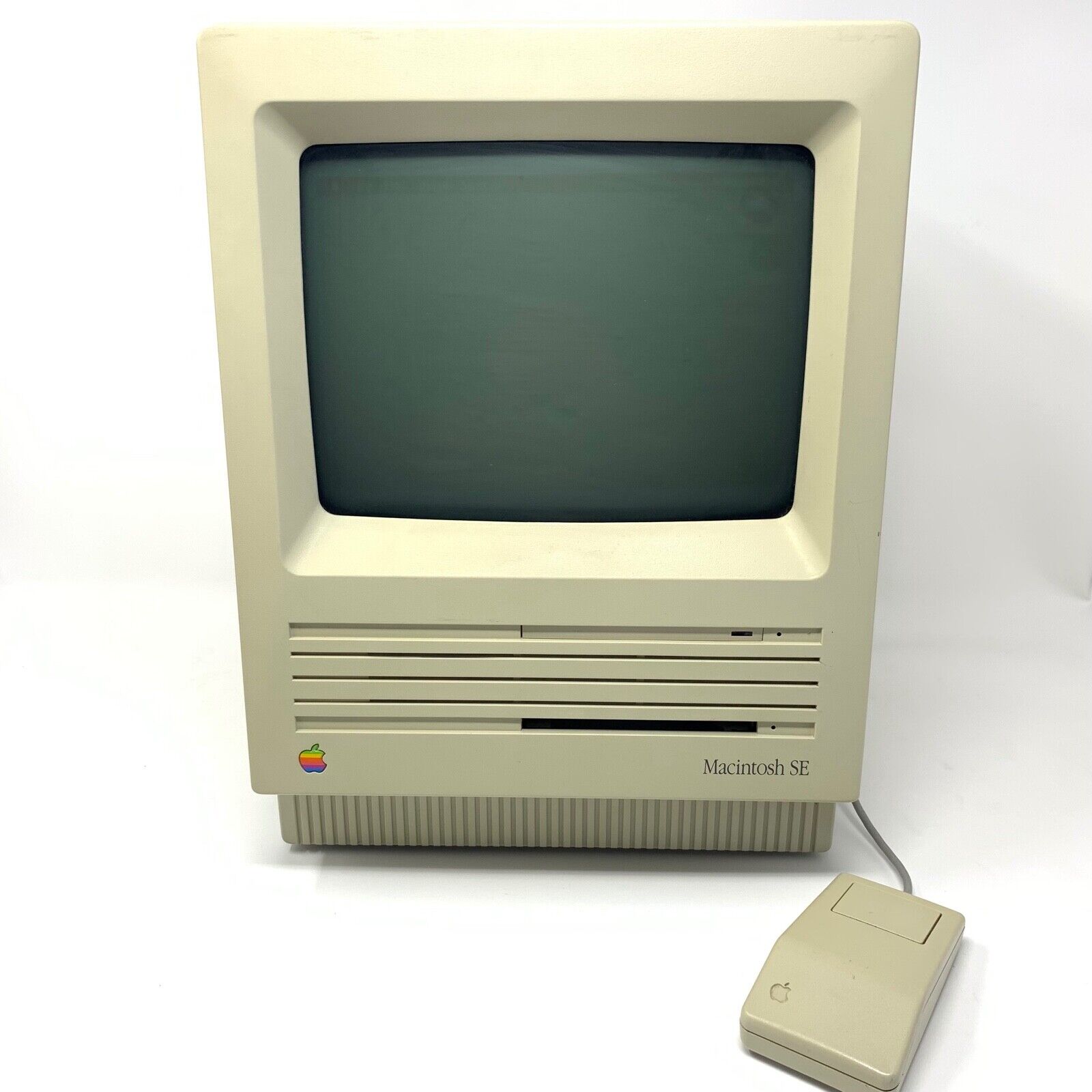 APPLE MACINTOSH SE VINTAGE COMPUTER 1988 M5011 w/ MOUSE TESTED WORKING - UNIQUE