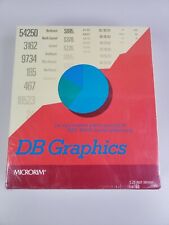 VINTAGE 1987 Microrim DB Graphics Software 5.25-Inch Version IBM - PC-DOS SEALED picture