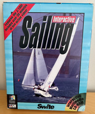 Vintage 1994 Interactive Sailing Swfte CD ROM Software Original Box picture