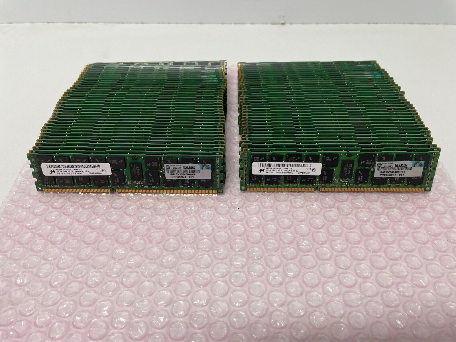 Lot(78) Micron 16GB DDRL3 PC3L-10600R Server Memory