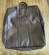 Vintage Apple Embossed Logo Brown Messenger Bag Laptop Bag Computer Bag picture