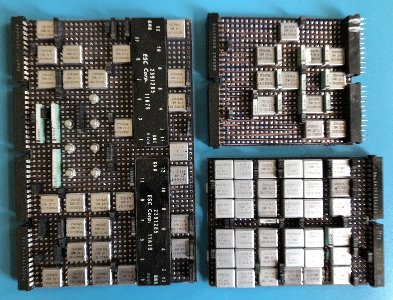 Vintage IBM System/360 Mainframe Computer SLT Processor Boards