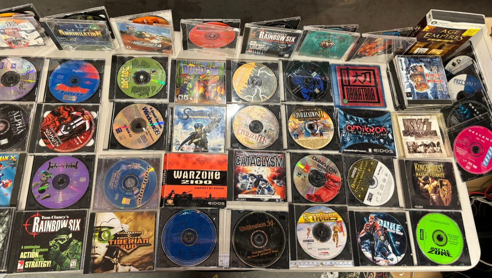Huge Lot Of 46 Vintage 90's 2000's Old PC Games Windows 98 2000 Era Quake Duke