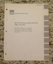 Vintage IBM  1410/7010 Operating System (PR-155) COBOL-1410-CB-969 Dated 1965 picture