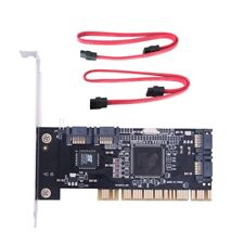 4 Ports PCI SATA Raid Controller Internal Expansion Card with Two Sata Cables, picture