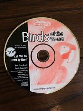 Birds of the World: vintage PC software CD picture