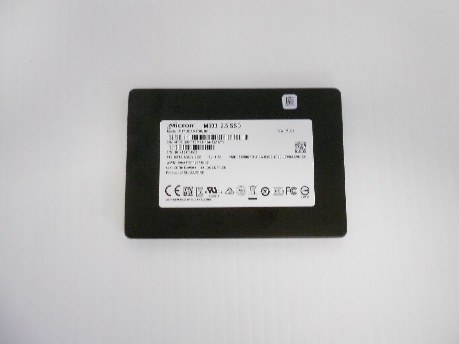 Micron M600 1TB 2.5'' SATA SSD 6G Solid State Drive Laptop Desktop Server 7MM