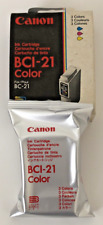 Canon BCI-21 Tri-Color Ink Cartridge For BC-21 Color Bubble Jet w/Box Vintage picture