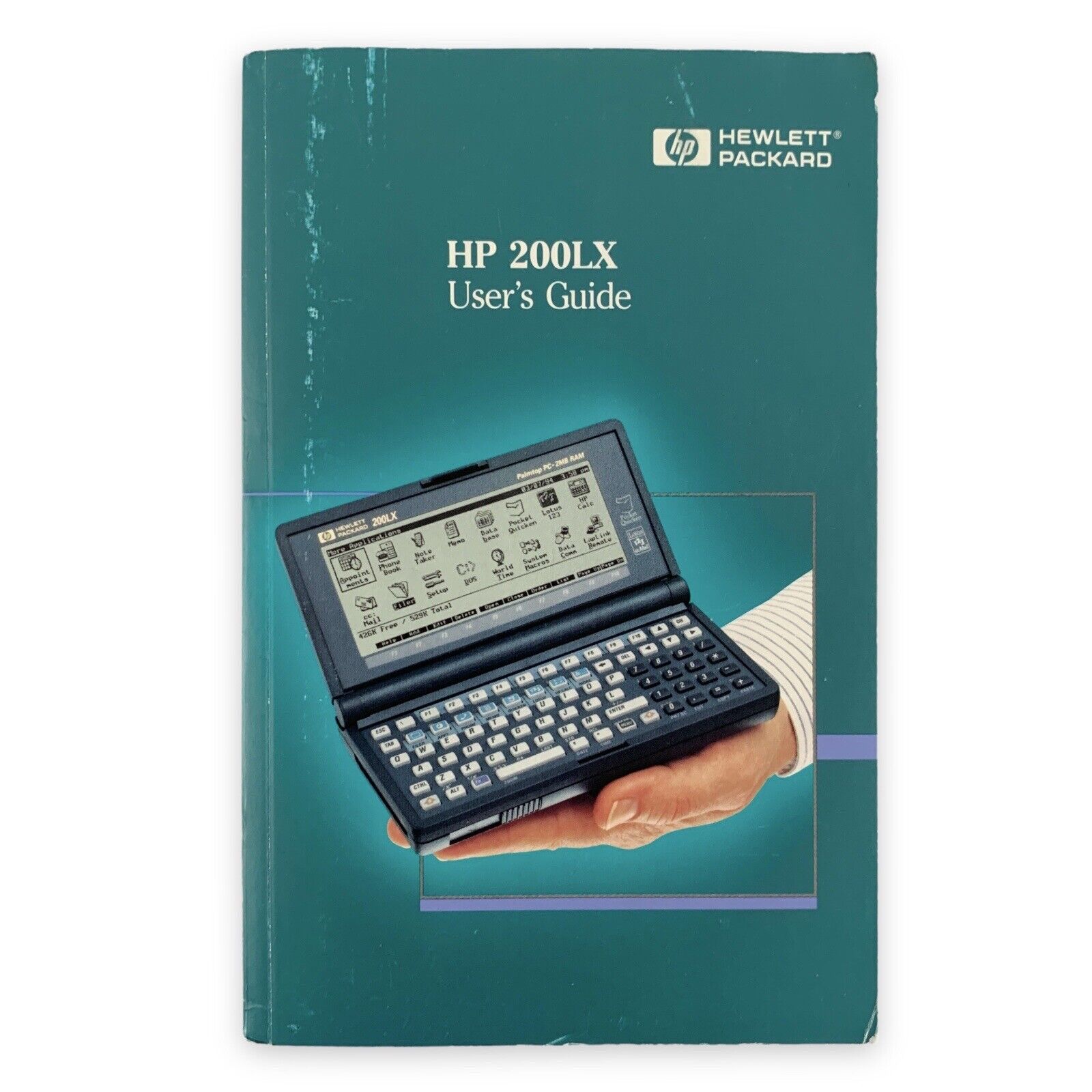 VTG 1994 Hewlett Packard HP 200LX User’s Guide Manual Edition 2