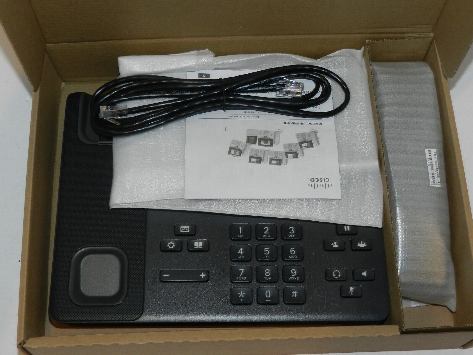 Black Cisco 8841 CP-8841-K9 VoIP Business IP Phone Cisco Multi New Open Box
