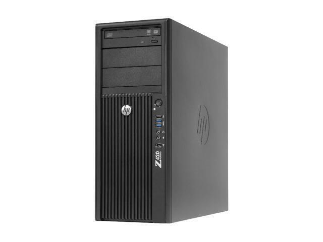 HP Z420 Workstation Xeon E5-1650 V2 3.50 GHz 64GB RAM 256GB SSD 2TB Win 10 Pro
