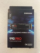 Samsung 990 PRO 1TB M.2 NVMe Internal SSD - Black (MZ-V9P1T0B/AM) Unopened picture