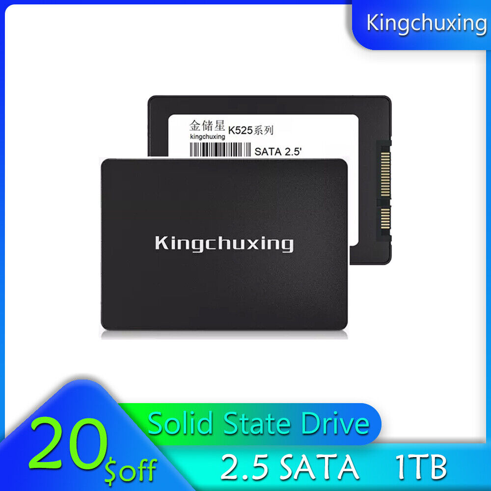 Kingchuxing 2.5\'\' 6Gbps Internal SATAIII Solid State Drive 500M/s 1TB Disk