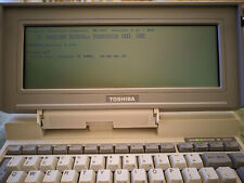 Vintage Toshiba T1000 Laptop Computer - Booting - For Parts Not Working picture