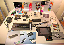 Atari 800XL Computer w/Cassette Player Touch Tablet Joy Stick Games Powers On picture
