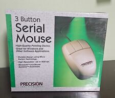 PRECISION 3 Button Serial Mouse - NEW - Sealed in Original Box - Vintage RS232 picture