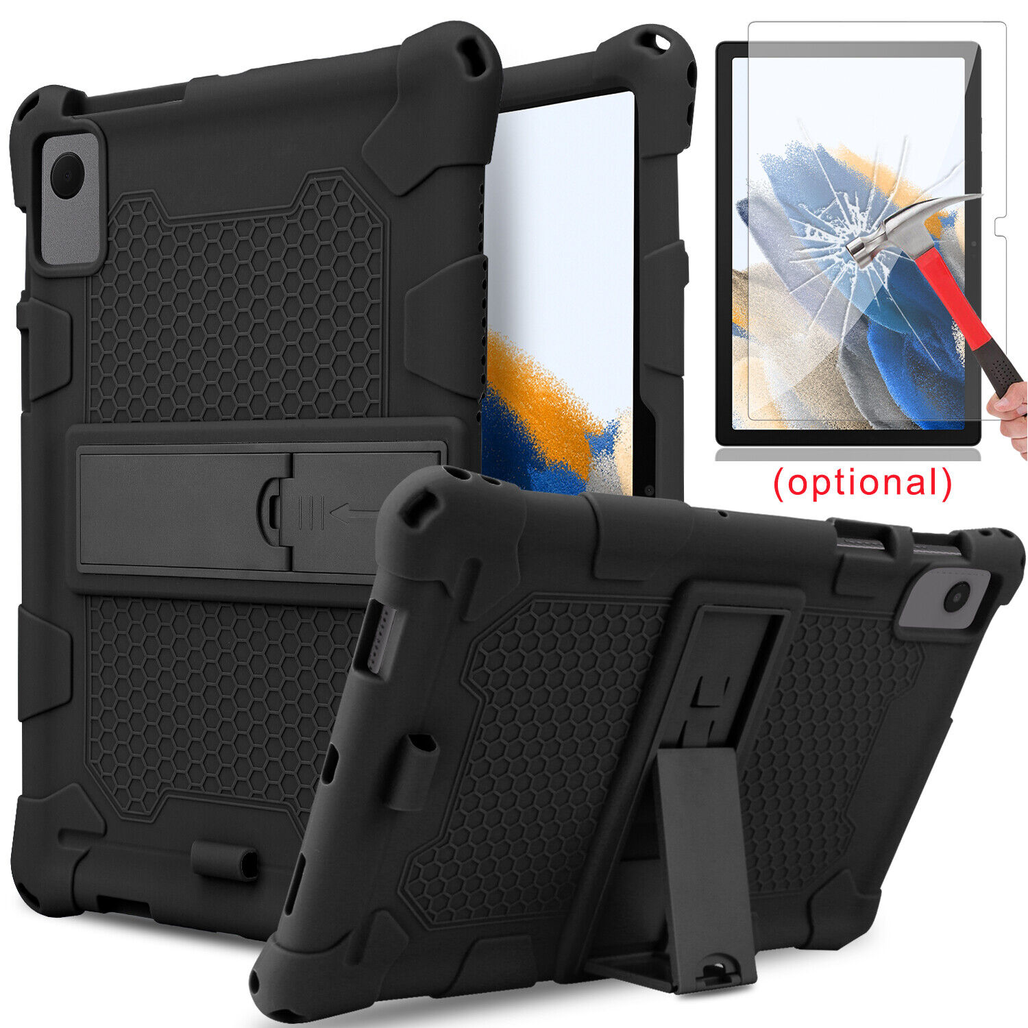 For Samsung Galaxy Tab A8 10.5 2022 Case Shockproof Stand Cover/Screen Protector