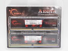 G Skill Aegis DDR4-2400 RAM 8GB (4GBx2) F4-2400C17D-8GIS, CL17-17-17-39 1.20v picture