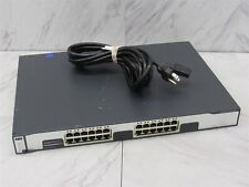 Cisco WS-C3750G-24T-S 24-Port 3-Layer Gigabit Rack Mountable Network Switch  picture