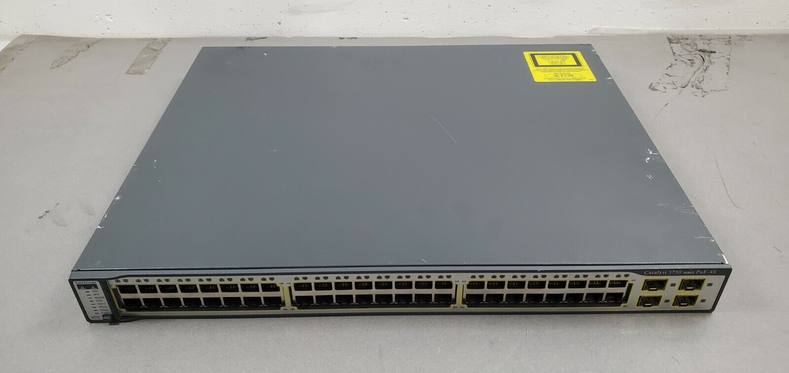 Cisco Catalyst 3750 Series PoE-48  Ethernet Switch WS-C3750-48PS-S 