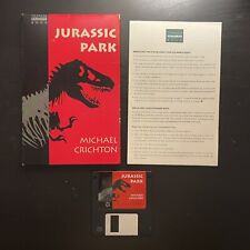 vintage 1991 Jurassic Park Voyager Expanded E-Book Floppy Disk Michael Crichton picture
