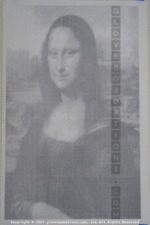 Mona Lisa - Mainframe Impact Printer ASCII Printer Art picture