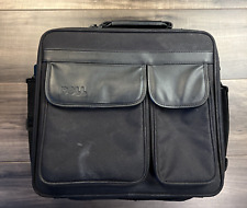 Dell Messenger Bag Laptop Notebook Briefcase & Shoulder Strap Luggage Vintage picture