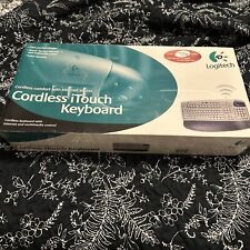 Mint Logitech Cordless / Wireless iTouch Keyboard in Original Box Vintage 1999 picture