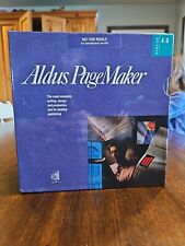 ALDUS PAGEMAKER 4.0 Vintage Macintosh Software 3.5