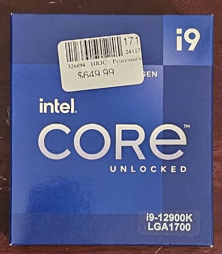 Intel Core i9-12900KF 16 Cores (8P+8E) 5.2 GHz 125W Unlocked Desktop Processor