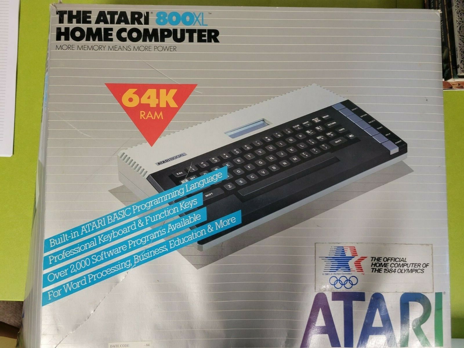 Atari 800 XL Home Computer