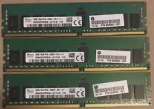 (Lot of 3) SK Hynix 16GB 1RX4 PC4-2400T DDR4 ECC Memory - HP P/N: 809082-591 picture