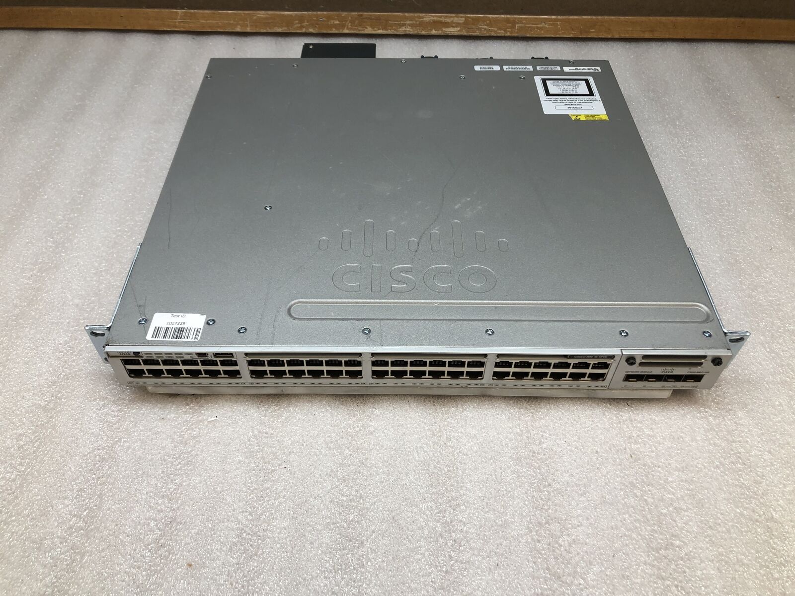 Cisco Catalyst 3850 WS-C3850-48U-L  PoE+ Ethernet Switch W/ C3850-NM-2-10G
