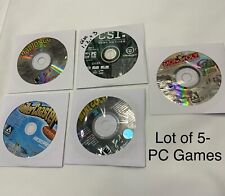 Lot of 5 VTG PC Games-Mahjohng 4-Rollercoaster Tycoon-Monopoly-Mini Golf-CSI picture