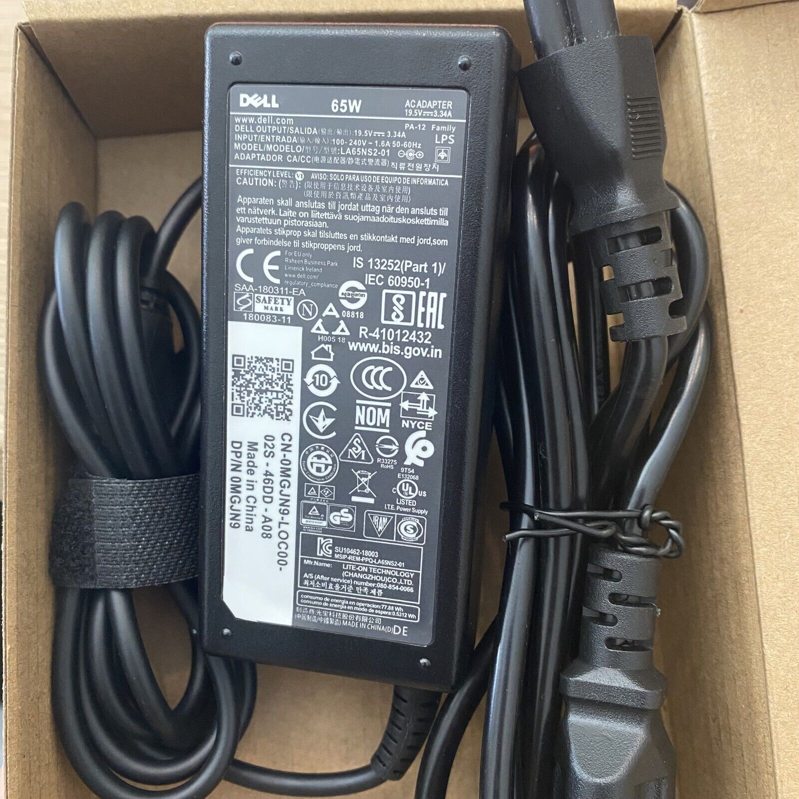 OEM 65W Adapter Charger for Dell Inspiron 15-5567 5565 P66F 19.5V 3.34A 4.5*3.0m