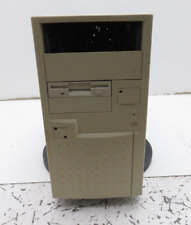 Vintage Retro PC Case Beige AT Computer Sleeper Gaming Case w/ 200W PSU picture
