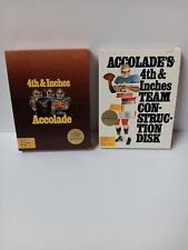 Commodore 64/128 Accolade 4th & Inches And Team Construction Disk Tested/Works picture