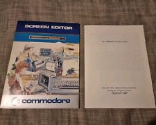 Commodore 64 Screen Editor Public Domain Series 1983 Sleeve & Paper Only picture