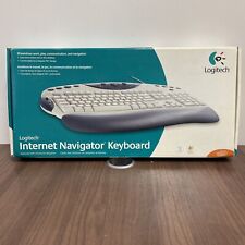 Logitech Internet Navigator Keyboard Y-BF37 USB 2002 With Arm Rest Vintage  picture