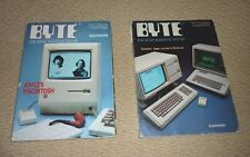 2x Byte Magazines Vintage featuring Apple Macintosh, Lisa, IIe  picture