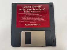 Vintage 1984 Typing Tutor III with Letter Invaders PC 3.5