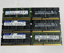 Lot of 6 Mix 8GB 2 PC3L-12800S 2 DDR3 12800S 2 DDR3L 1600 Laptop Memory Ram picture