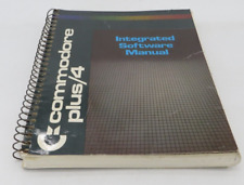 COMMODORE PLUS/4 INTEGRATED SOFTWARE MANUAL vintage 1984 computer book picture