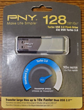 PNY Turbo Cle 3.0 128GB Flash Drive Thumb Drive Flash Drive P-FD128TBOP-GE picture